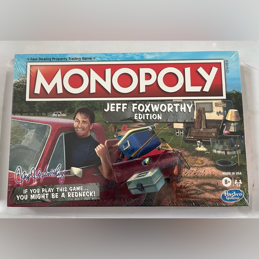 Monopoly: Jeff Foxworthy Edition Board Game - SEALED, BRAND NEW